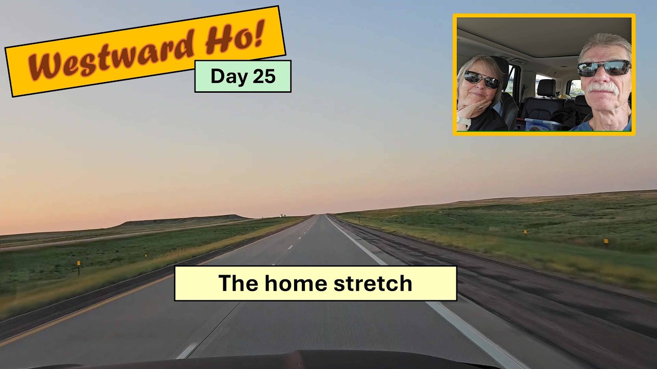 Home again after 25 days on the road!