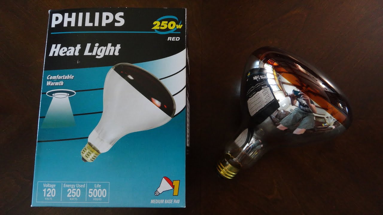 Philips 250watt Red Heat Lamp Light Bulb