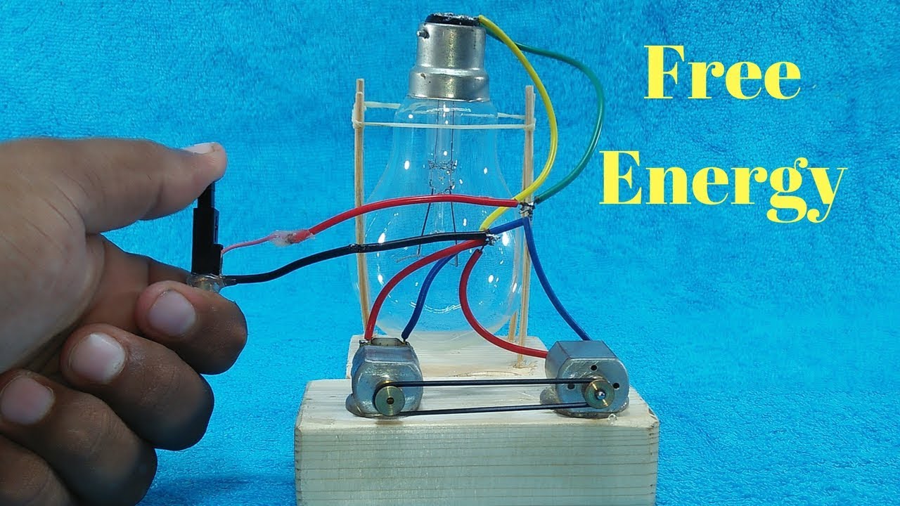 Free Energy 230V Light Bulbs - Using Piezo Igniter 100% Real Free Electricity Generator