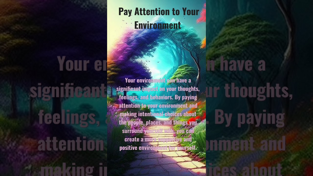 Pay Attention to Your Environment | Motivational Quotes!!! #trending #motivation #shorts