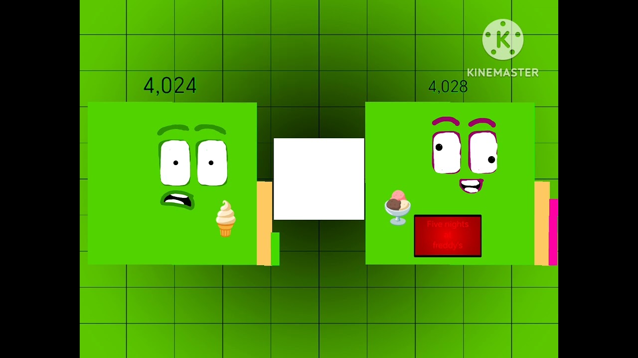 Numberblocks 🍧🍦🍨 4,000s to 4,052s