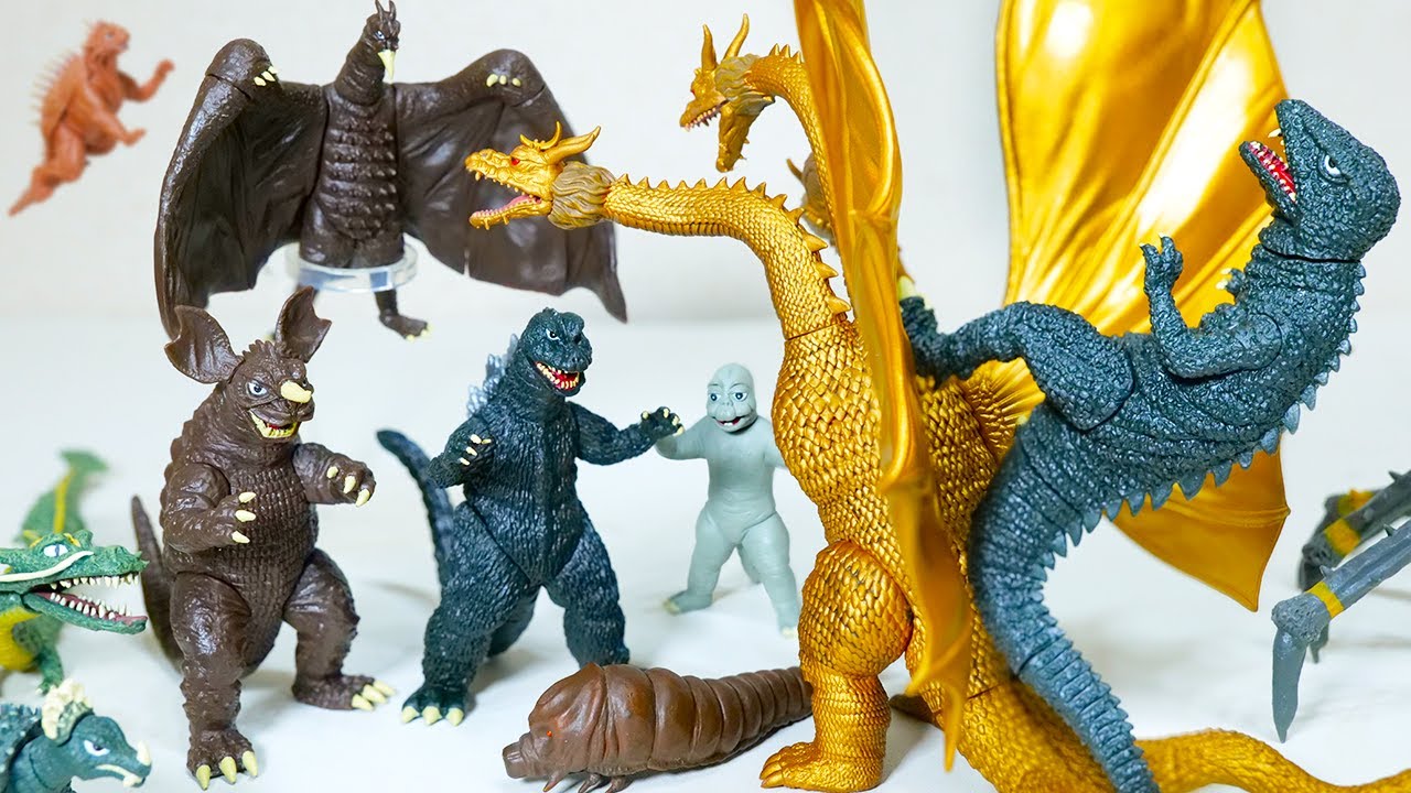 【HG】ゴジラ怪獣総進撃が神クオリティすぎる!!【ゴロザウルス ラドン 地底怪獣】過去を越えた ガチャ ガシャポン フィギュア フランケンシュタイン対バラゴン キングギドラ