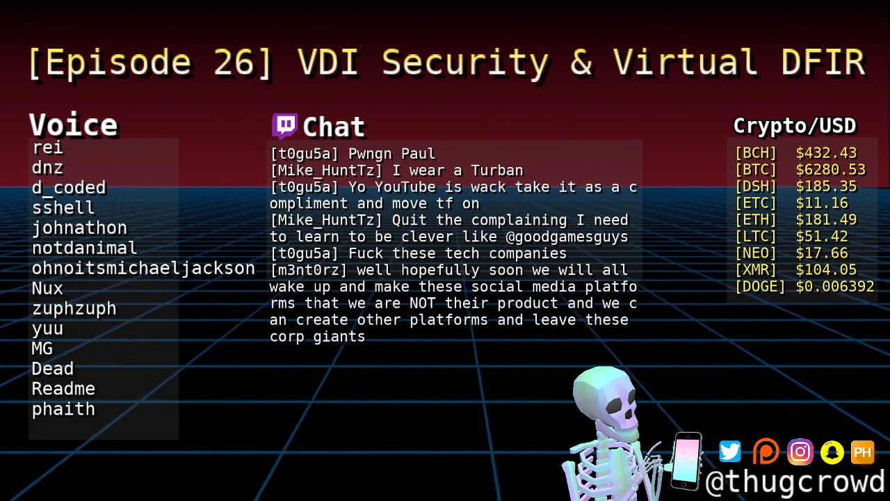 ThugCrowd 026 VDDI Security and DFIR