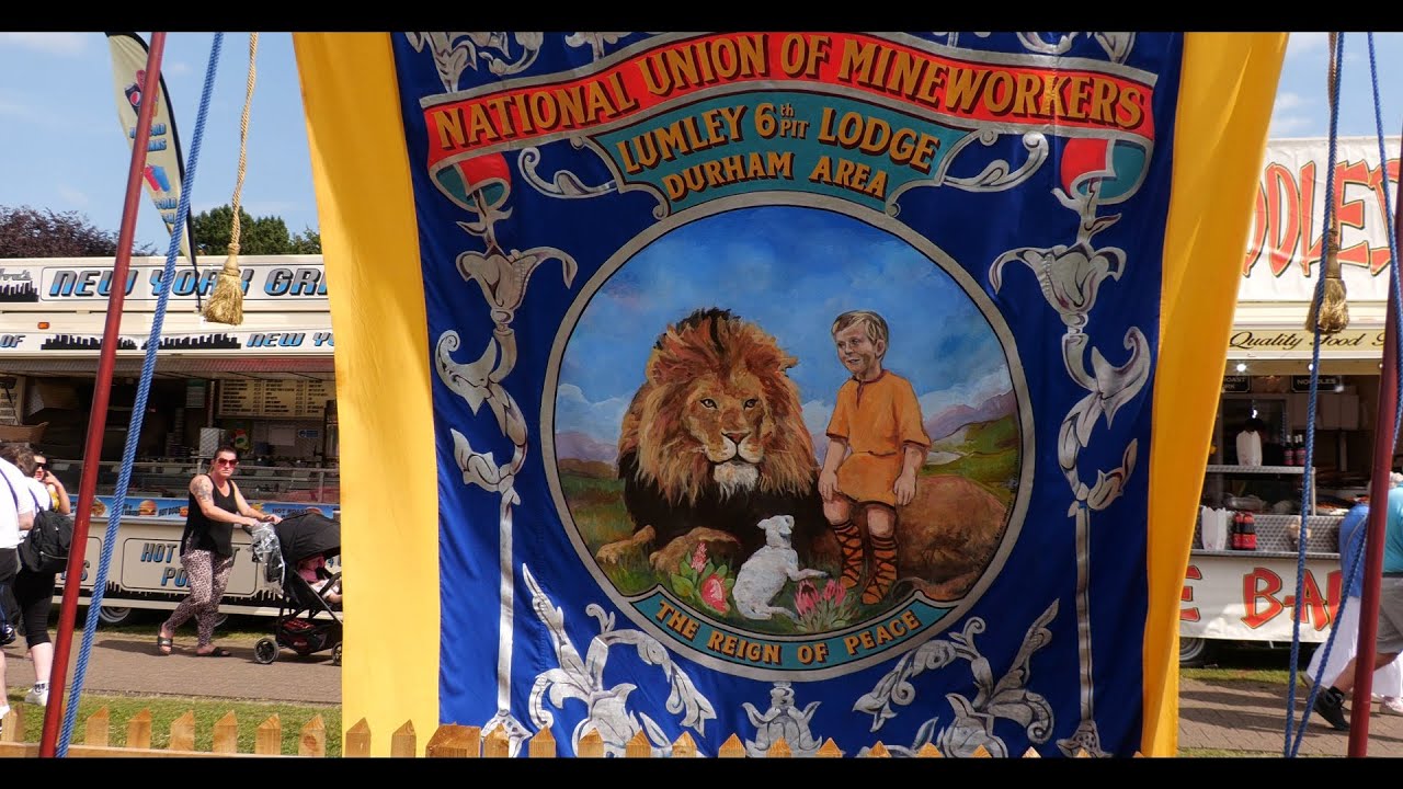Gresford, The Miners' Hymn, and Banners at the 2023 Durham Gala