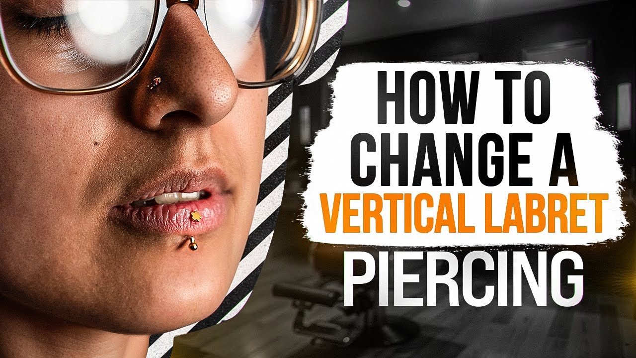 How To Change Your Vertical Labret Jewelry | UrbanBodyJewelry.com