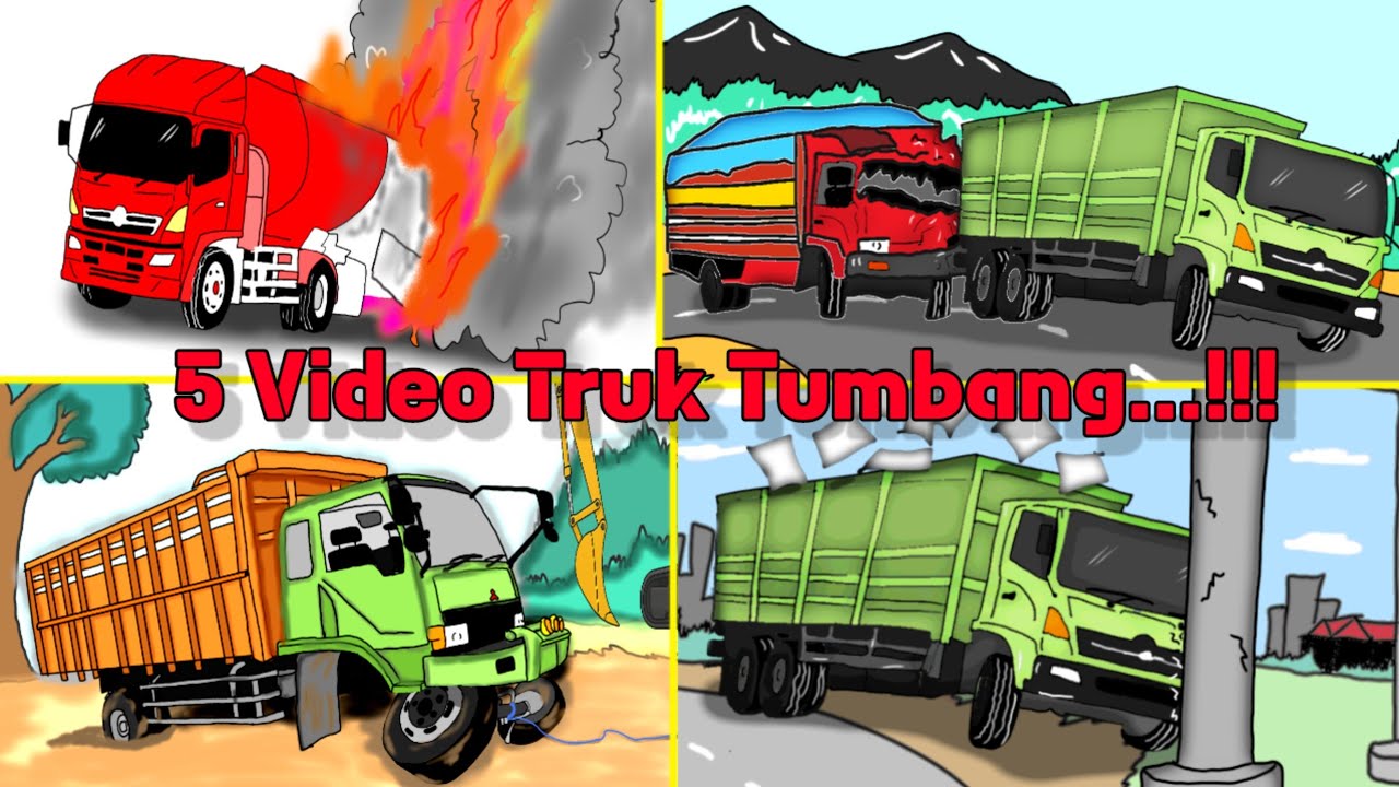 5 Truk Tumbang !!!!