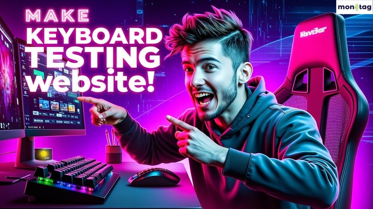 How to Make a Laptop/PC Keyboard Testing Website | Step-by-Step Tutorial | Monetag Sinhala
