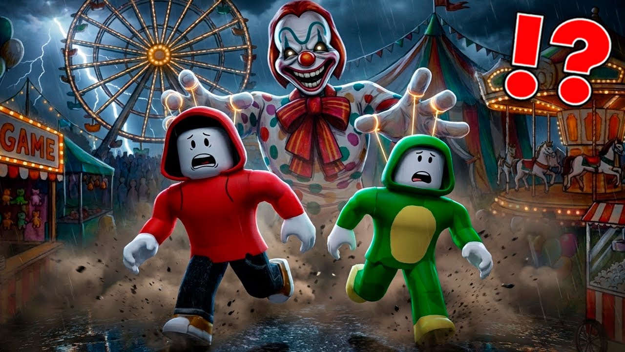 JJ and Mikey Escaped The Carnival of Horror !? (Maizen Roblox)