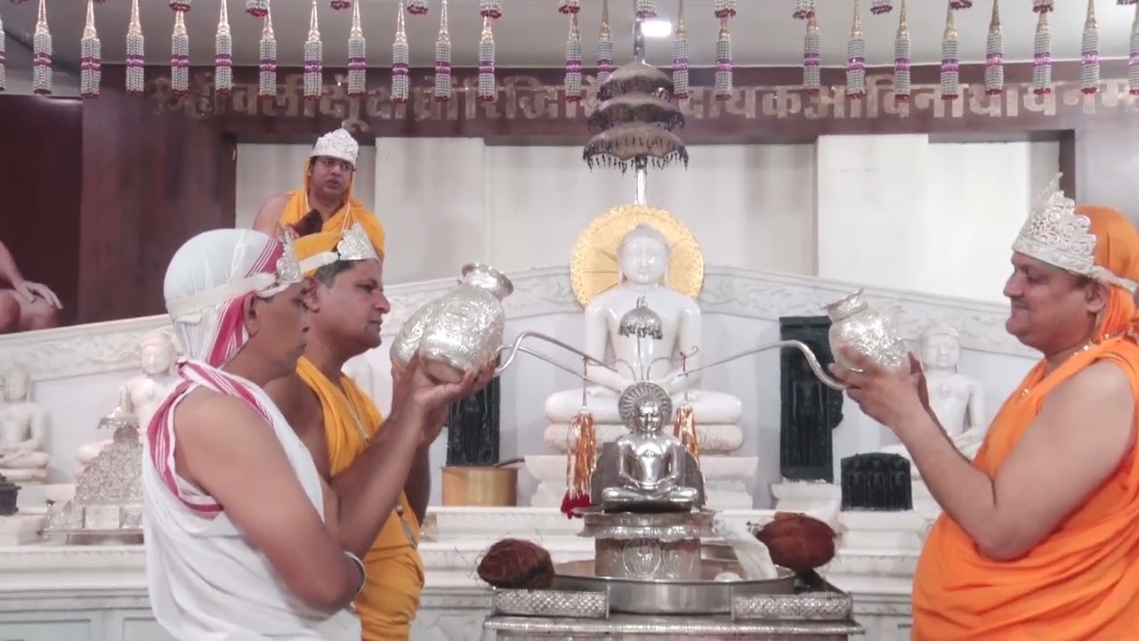 23-09-2024 Abhishek Shantidhara Gunoday Tirth  Gulgav khekdi #aadinathtv #aadinathtv