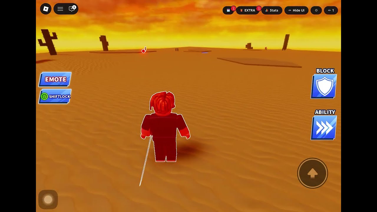 Playing Blade Ball. The Old Roblox Game