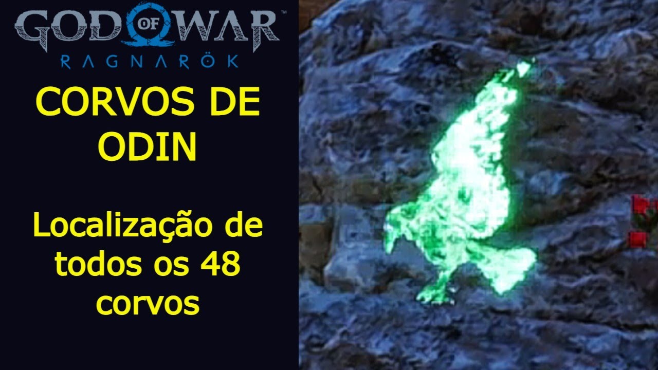 Corvos de Odin - Localização de todos os 48 corvos - God of War Ragnarök