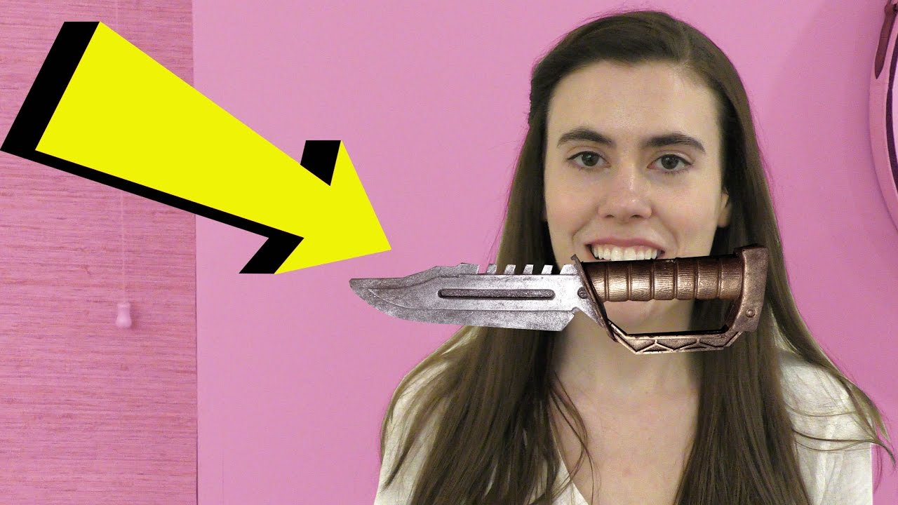 WE ACTUALLY ATE A KNIFE?!?