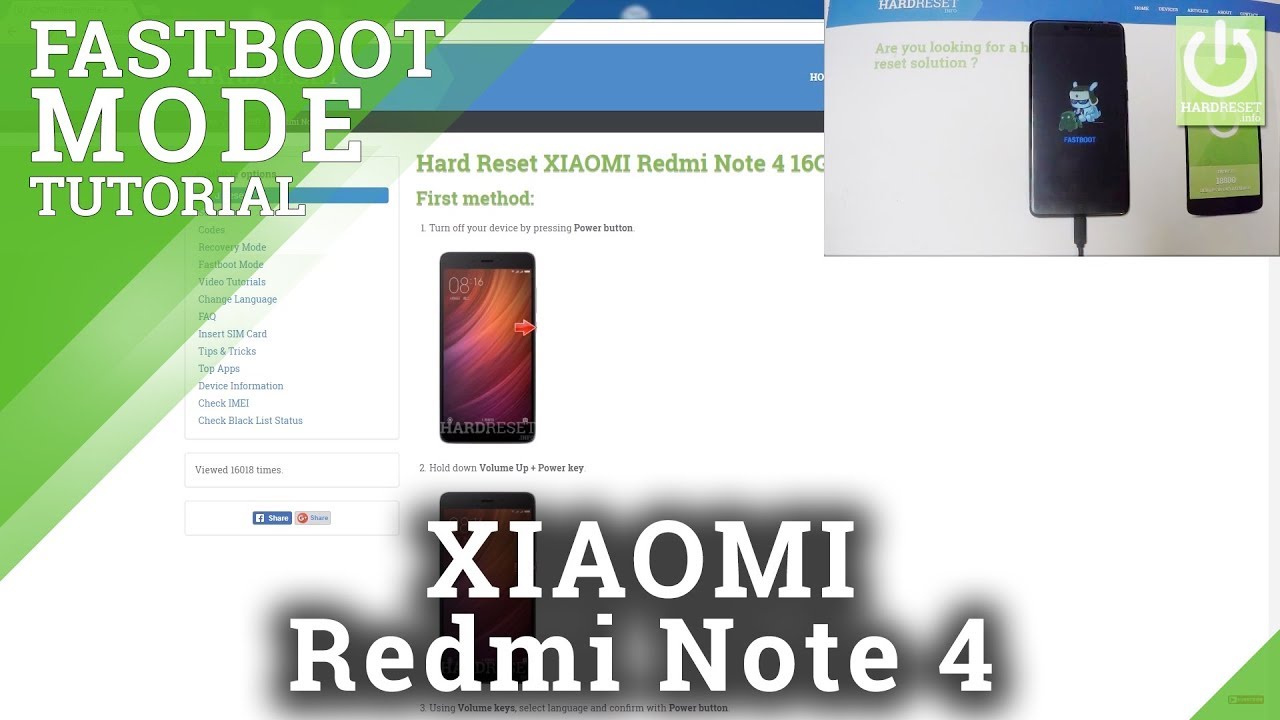 Connect Fastboot in XIAOMI Redmi Note 4 - Bootloader Status