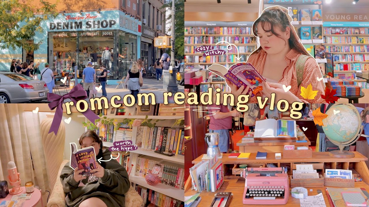 Это осень 90-х в стиле романтической комедии ☕️📚 уютный романтический блог о книжном магазине и ч...