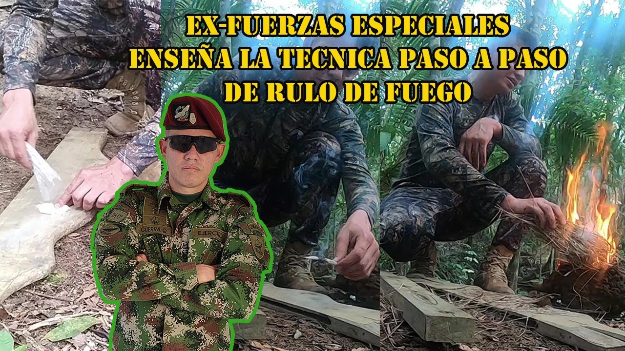 Ex-Comando Revela El Secreto y La Técnica Del Rulo de Fuego O Fire roll