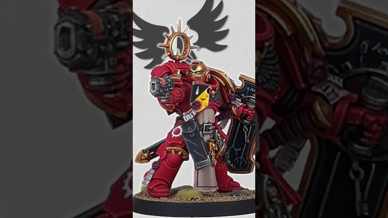 Blood Angels Lieutenant #warhammer #painting #bloodangels #spacemarine #model