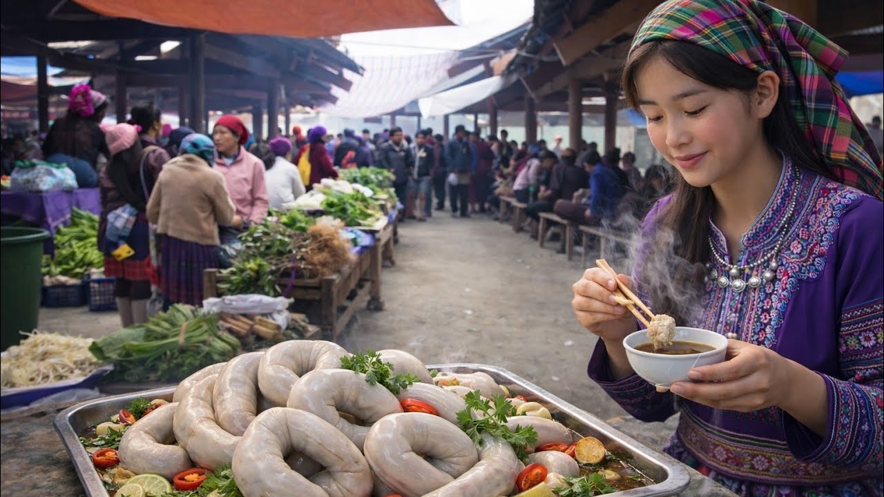 CHỢ MIỀN NÚI - TÂM RUNG ĐỘNG TRƯỚC MÓN NGON HẤP DẪN VÀ ĐẶC SẢN NÚI RỪNG 
