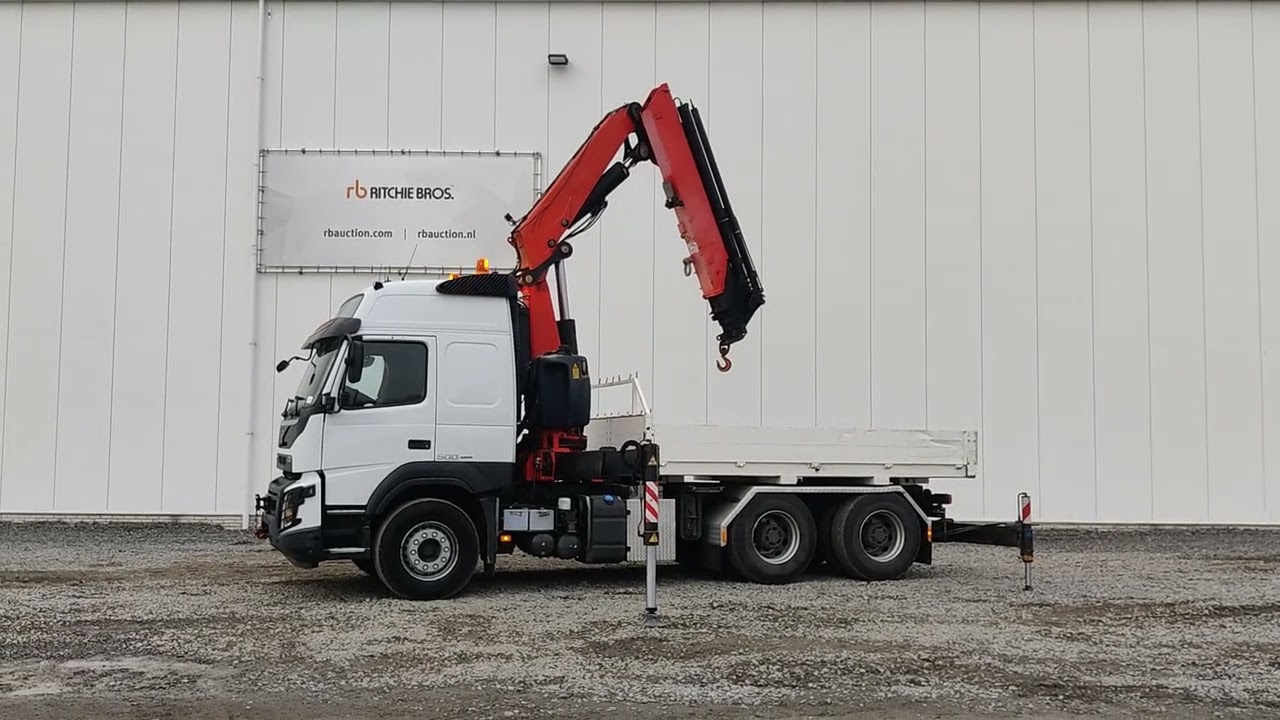 2016 Volvo FM500 6x4 Truck Tractor w/Crane | Moerdijk, NLD Timed Auction | 9 - 11 February, 2022