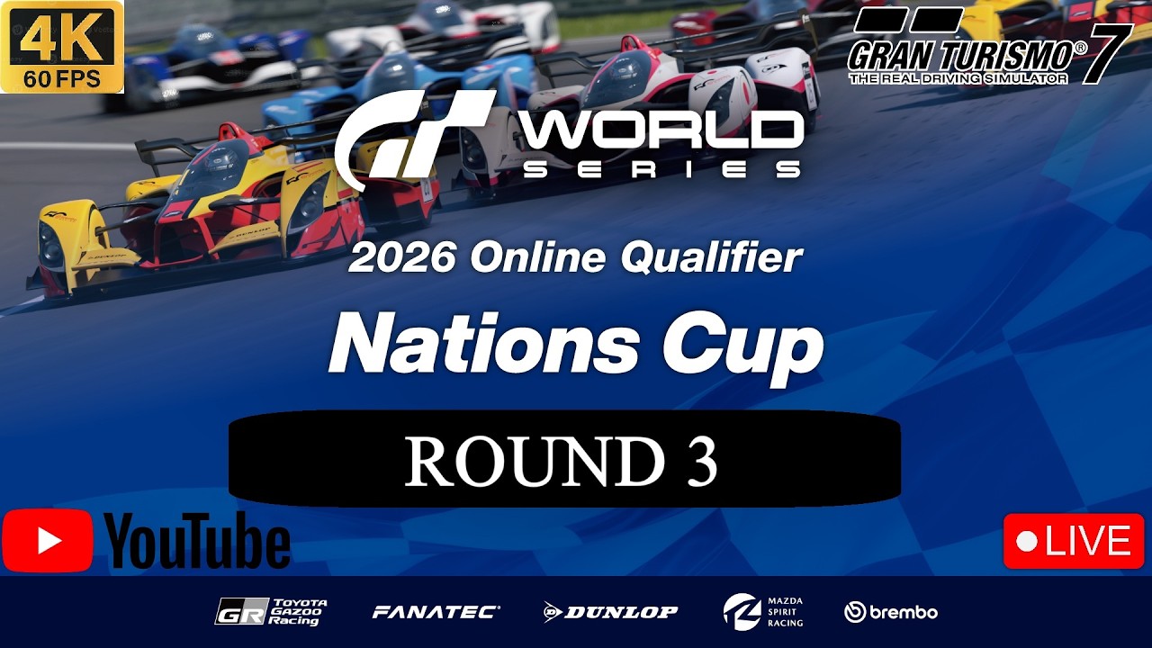 NATIONS CUP ROUND 3 - NURBURGRING GP  - 4K stream 60fps