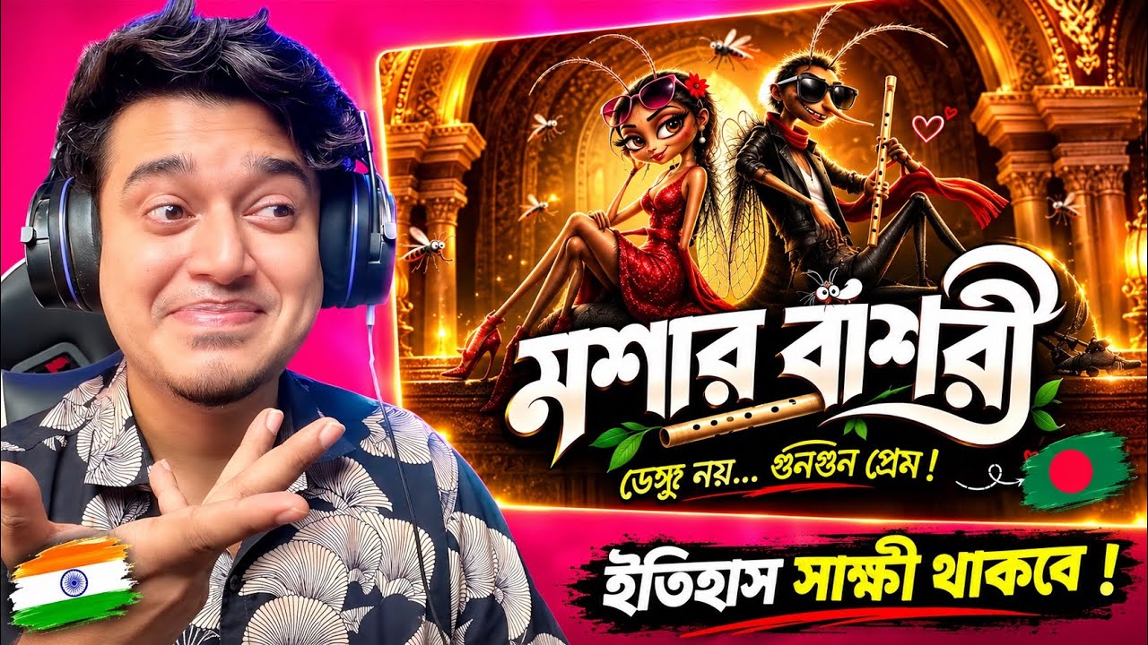 Indian Guy 🇮🇳 Reacts Moshar Bashori 🤣| Patar Bashori Parody | Coke Studio Bangla | 