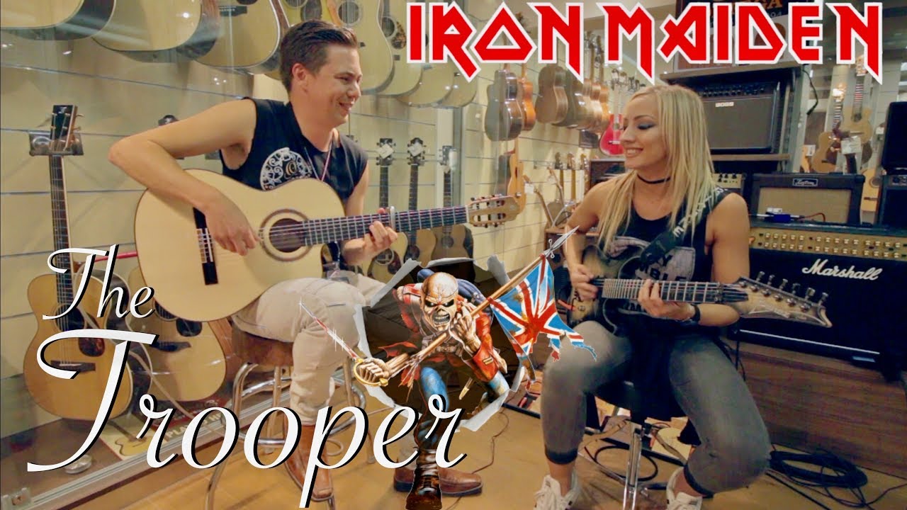 The Trooper (Iron Maiden) - Thomas Zwijsen ft. Nita Strauss (Alice Cooper)