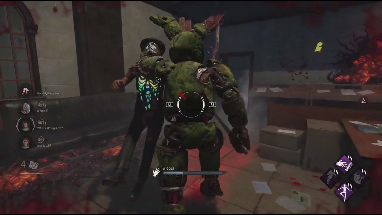 Dead by daylight going up against spring trap 