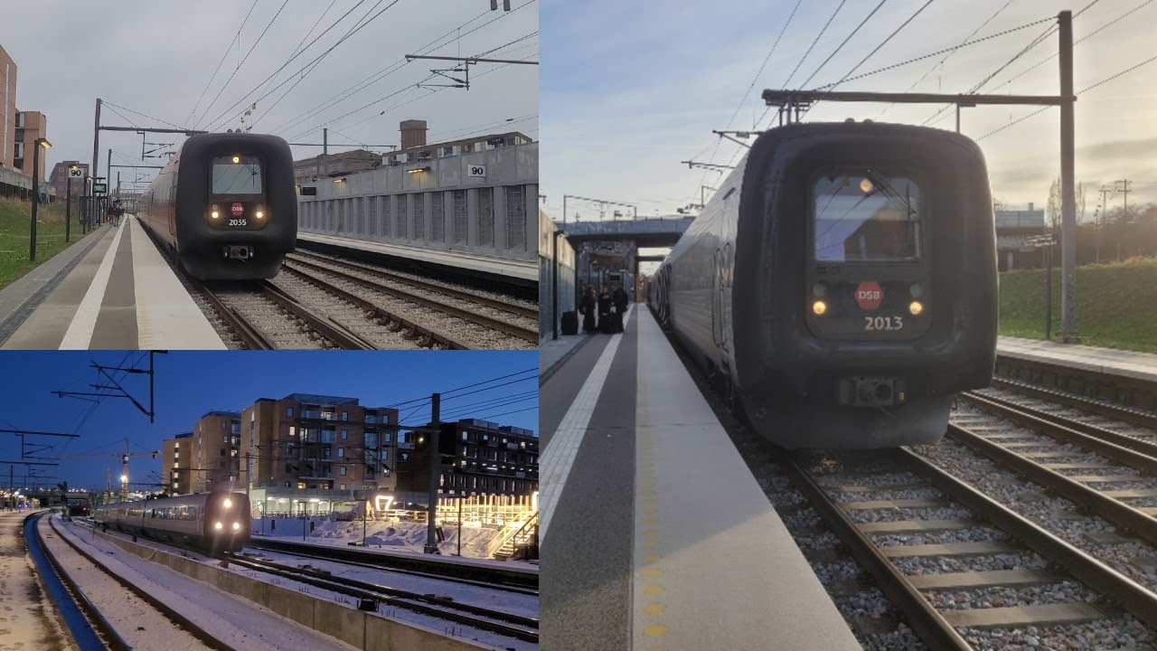 Udviklingen af de nye Øresundsperroner på København Syd fra 2021 til 2025 (Tidslinje)