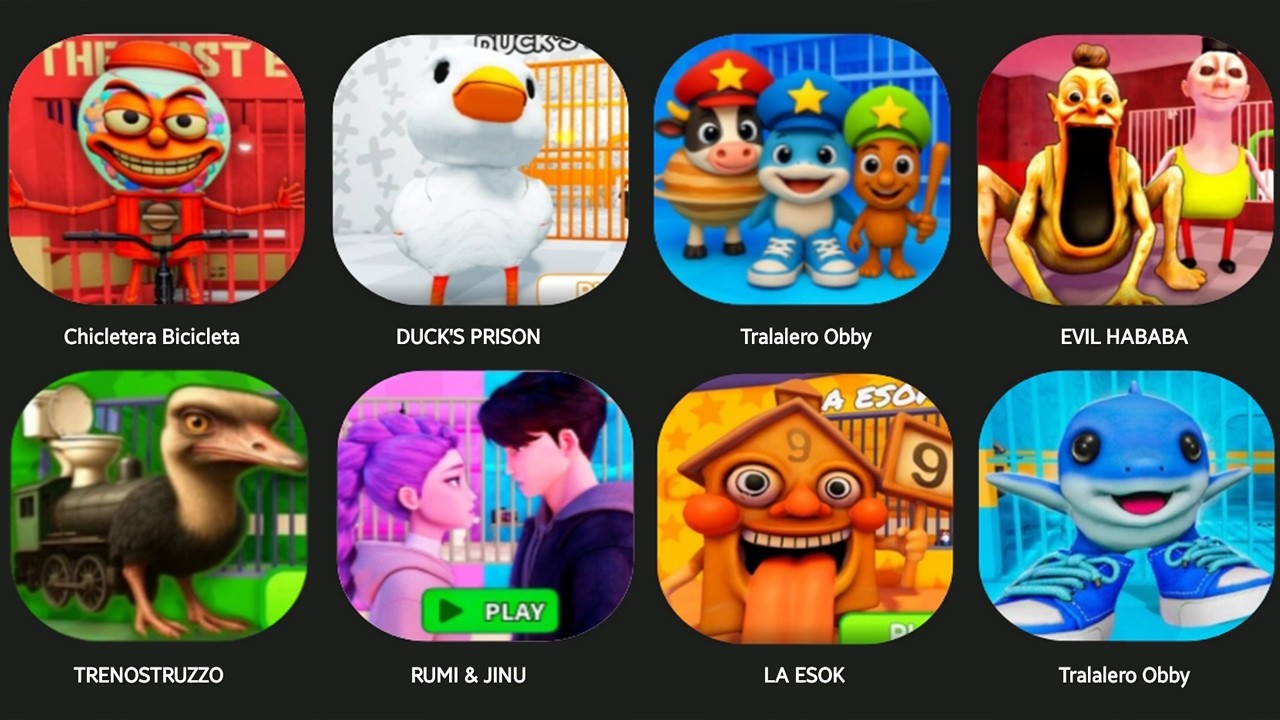 HAMOOD HABIBI,NGENG NGENG PRISON,LIRILI LARILAS,BALLENRINA CAPUCHINO,TRALALERO OBBY,LAVACA SARTUNO..