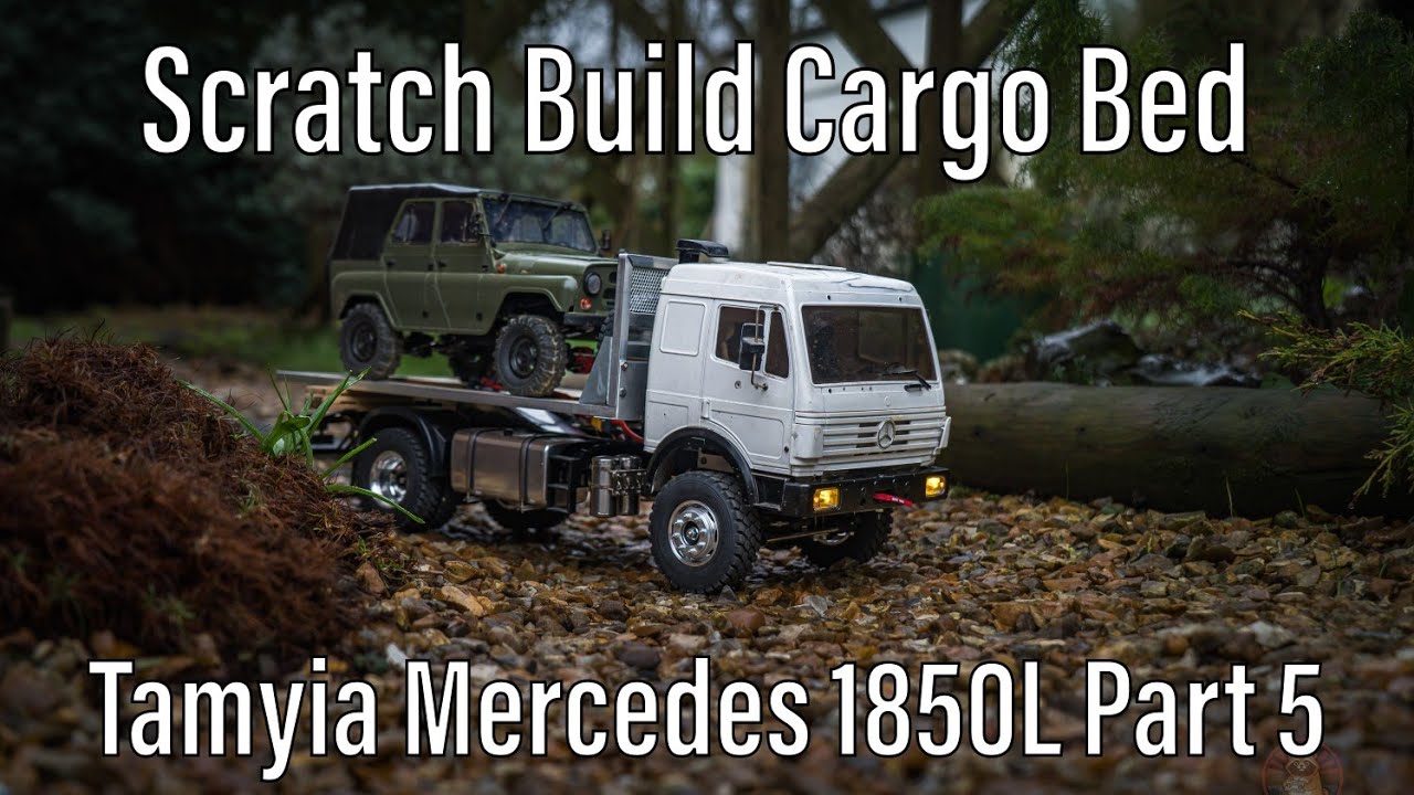 Scratch Build Cargo Bed For Tamyia Mercedes 1850L Part 5