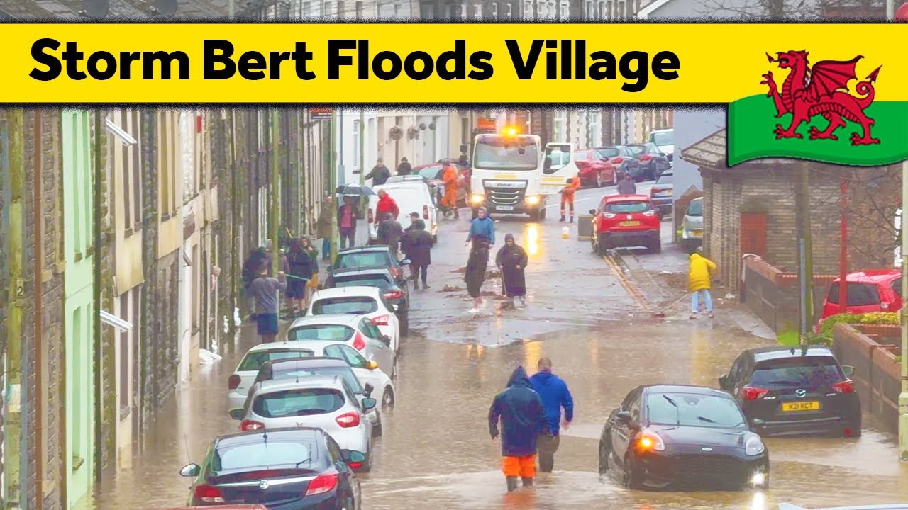 158. Storm Bert Floods Village - Living Alone in Wales (November 2024)