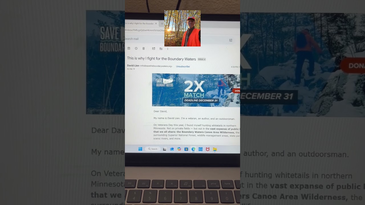 Help us stop proposed sulfide-ore mining  in the Boundary Waters watershed:savetheboundarywarers.org