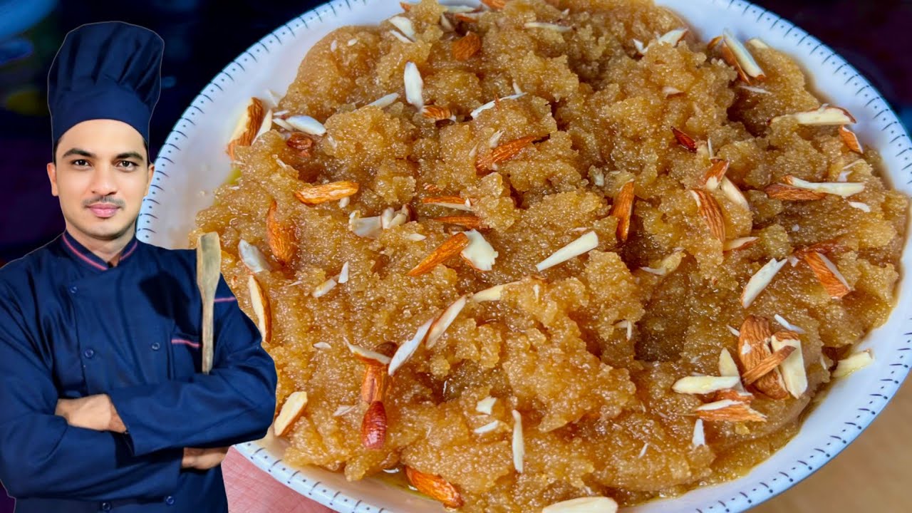 Authentic Suji  Or Besan Ka Halwa |Shabe Barat Special Recipe  By Chef M Afzal|