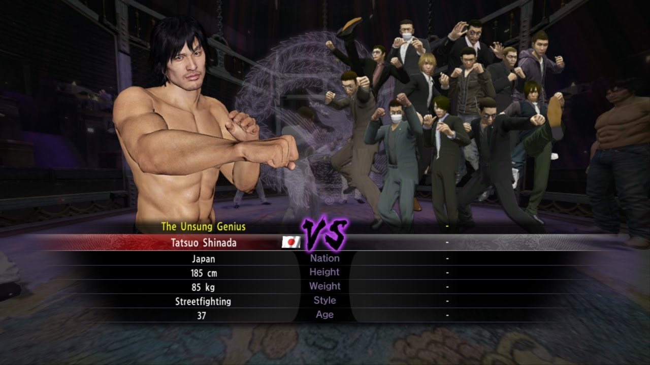 Yakuza 5 Coliseum Battles (Shinada) | Deathmatch 100