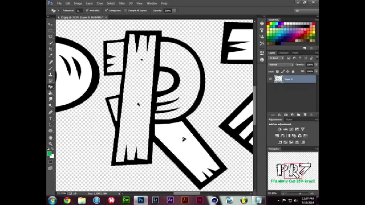 Tutorial: Making the background transparent of a watermark (png)
