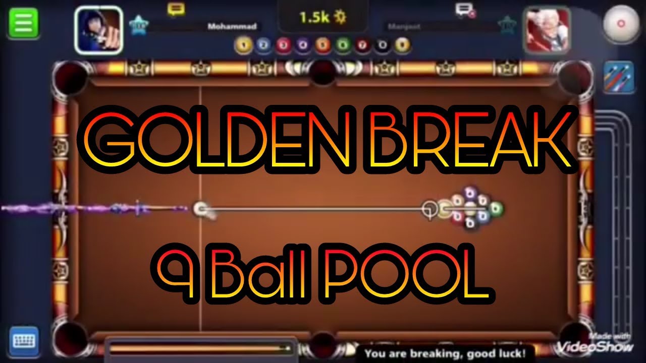 New Golden break 8BP