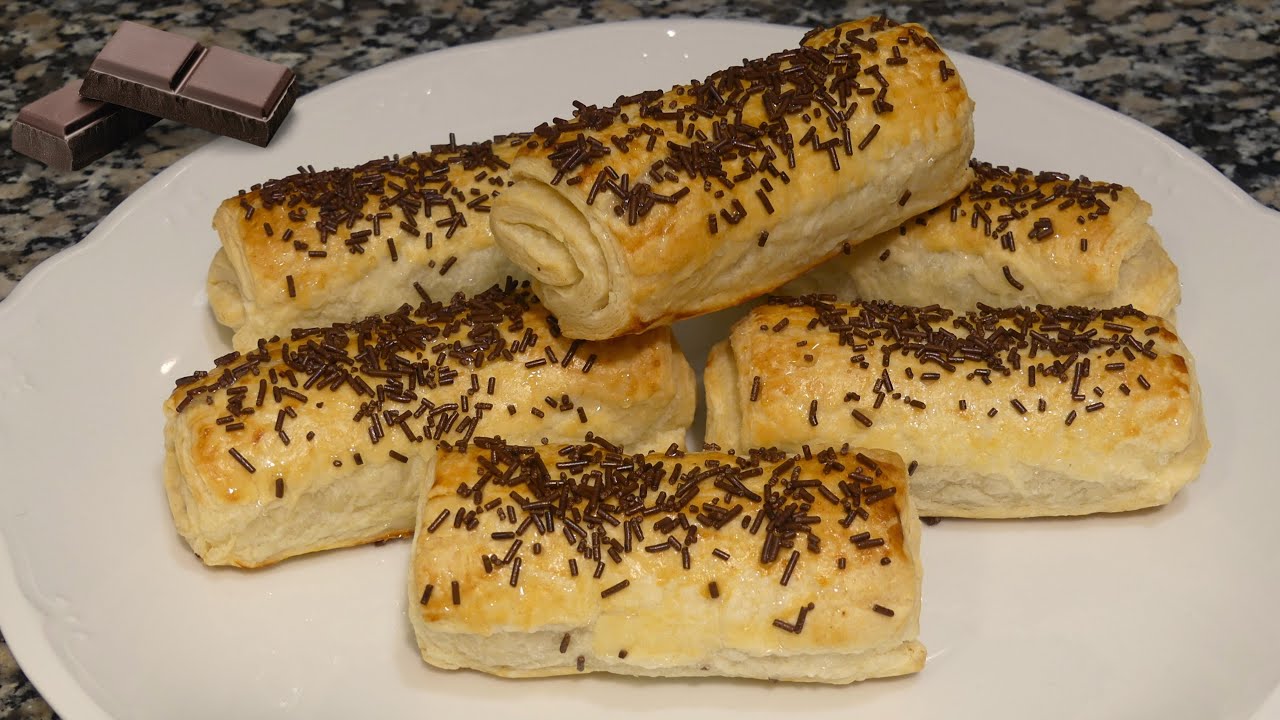 NAPOLITANAS de CHOCOLATE / receta FÁCIL!