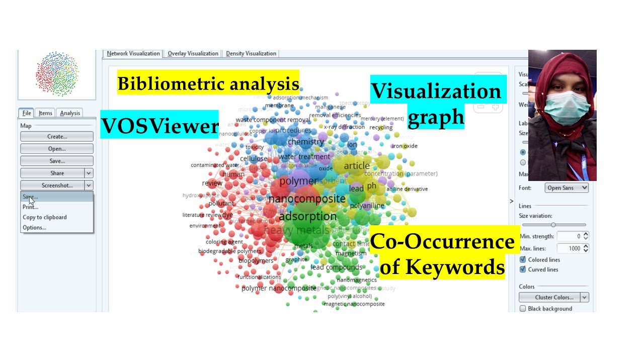 VOS viewer Part 3 | Graph for Bibliometric Analysis | Co-Occurrence of Keywords | Young Researchers