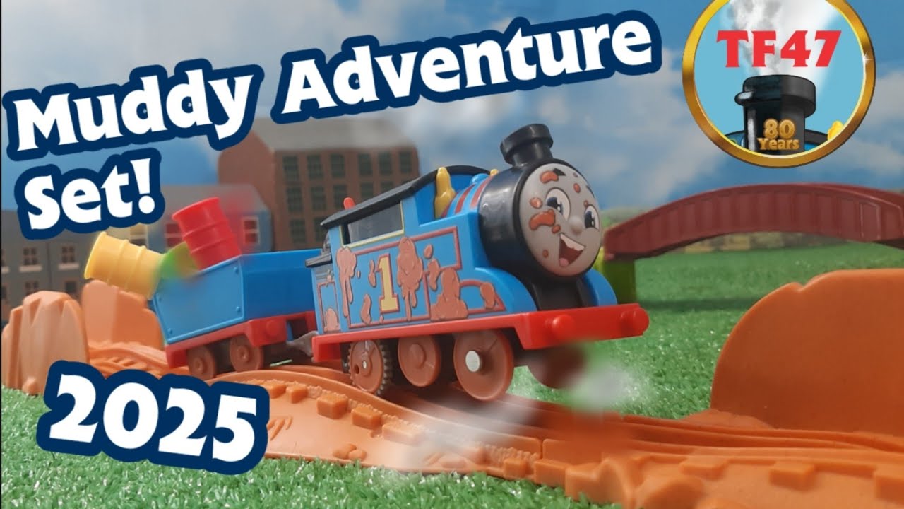 New Thomas Motorized 2025 Muddy Adventure Set Review! Great Track! TF47 Model Review For Adults!
