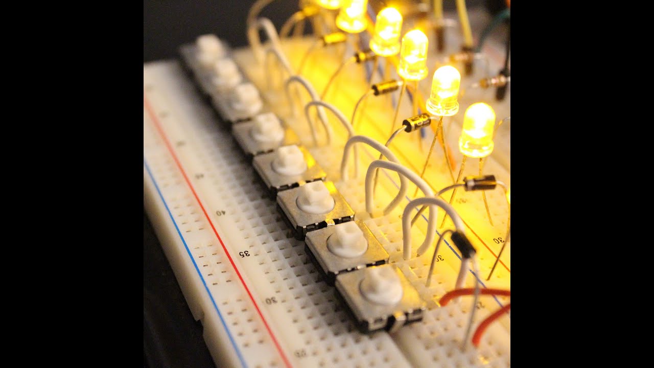 How to Control a Ton of Inputs using Shift Registers!