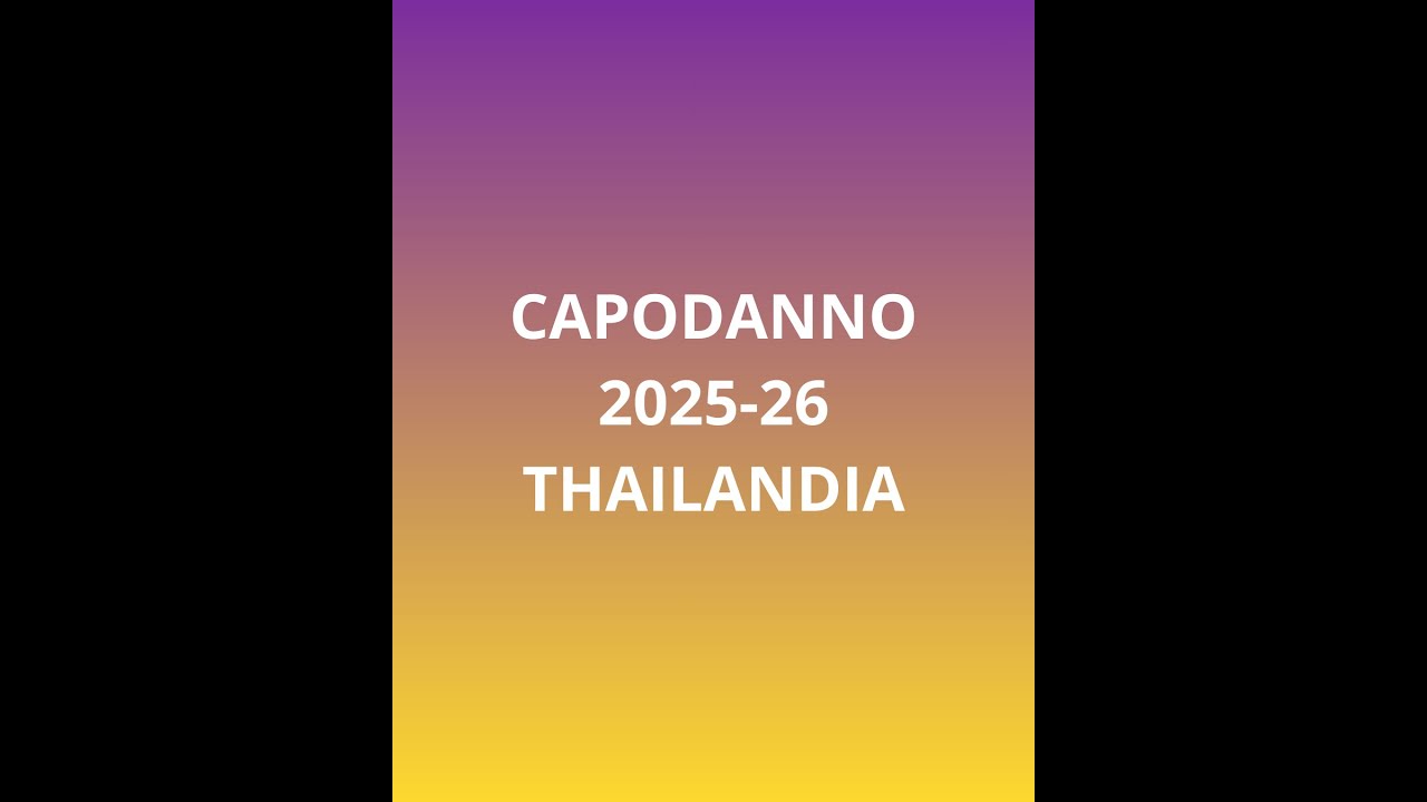 Capodanno in Thailandia 🇹🇭 | Da Phuket a Bangkok tra feste, templi e grattacieli