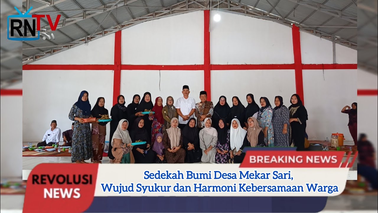 Sedekah Ramo / Bumi Desa Mekar Sari, Wujud Syukur dan Harmoni Kebersamaan Warga