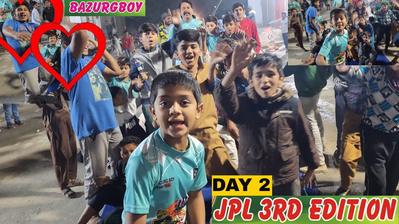 Unbelievable Crowd & Kids’ Craze | Day 2 Start | BazurgBoy JPL 3rd Edition 🏏🔥 #foryou #trending 