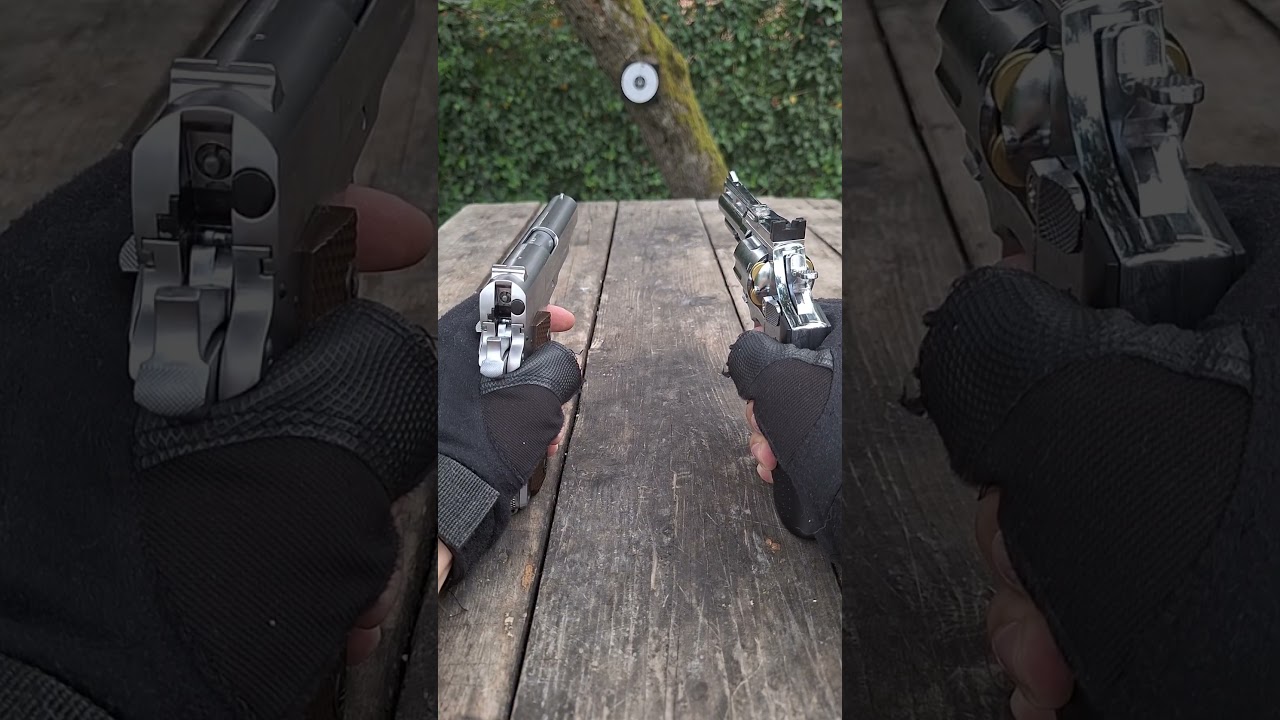 Colt 1911 vs Revolver &ndash; Accuracy Test #airsoft