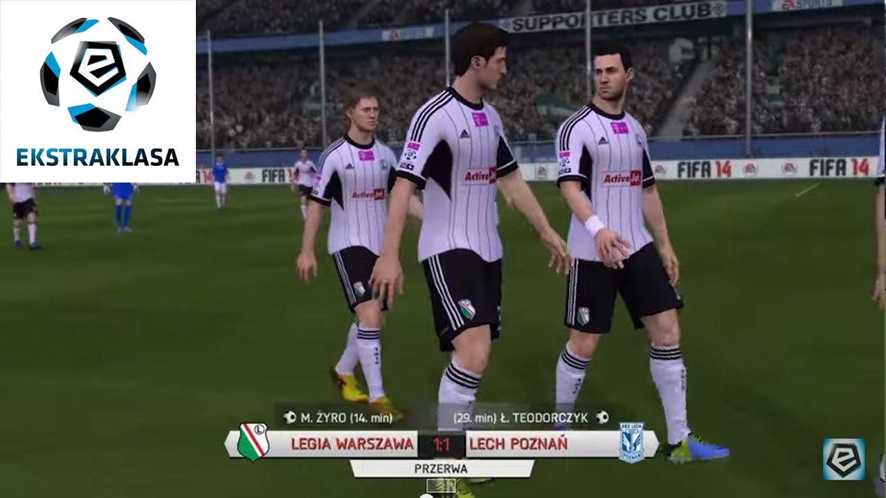 T-Mobile Ekstraklasa: Legia Warszawa - Lech Poznań (symulacja FIFA 14)