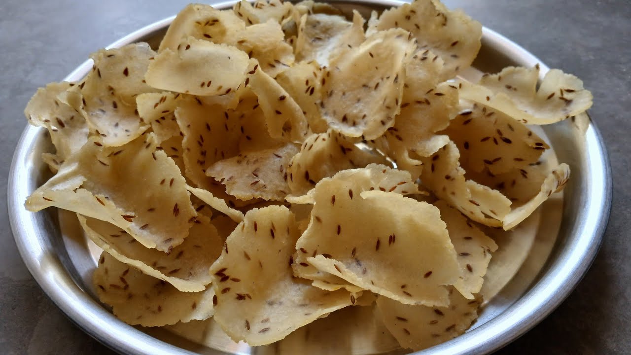खुसखुशीत तांदळाचे हंडी (खिचे) पापड बनवण्याची सोपी पद्धत!केवळ 4 साहित्यात बाजारा सारखे पापड बनवा!