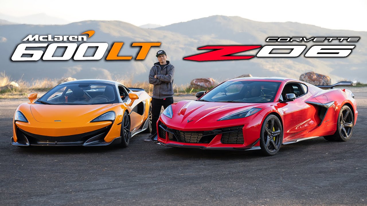 C8 Corvette Z06 v McLaren 600LT | The Battle You've Been Waiting For!