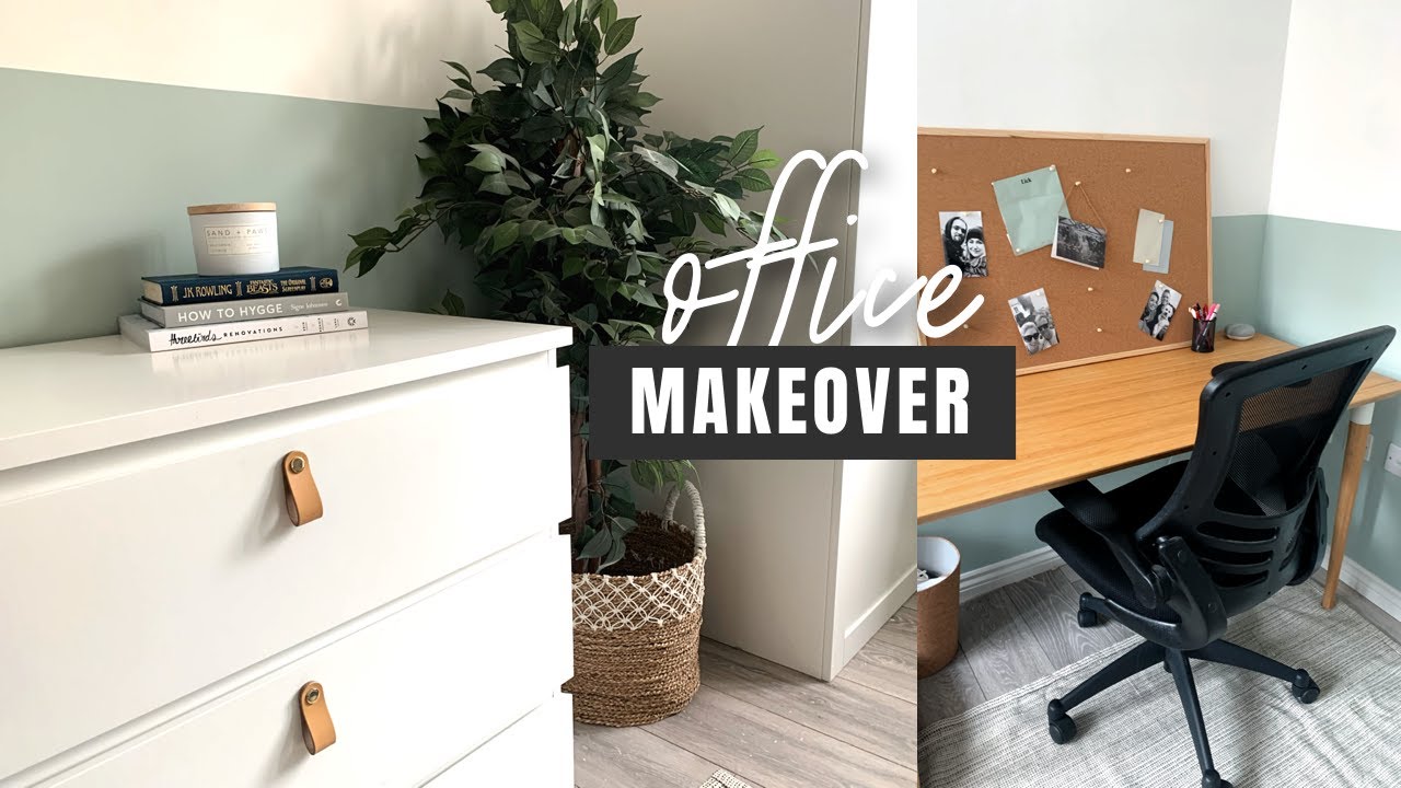 Office Transformation | Scandinavian Inspired Study Room Makeover | Louise Henry