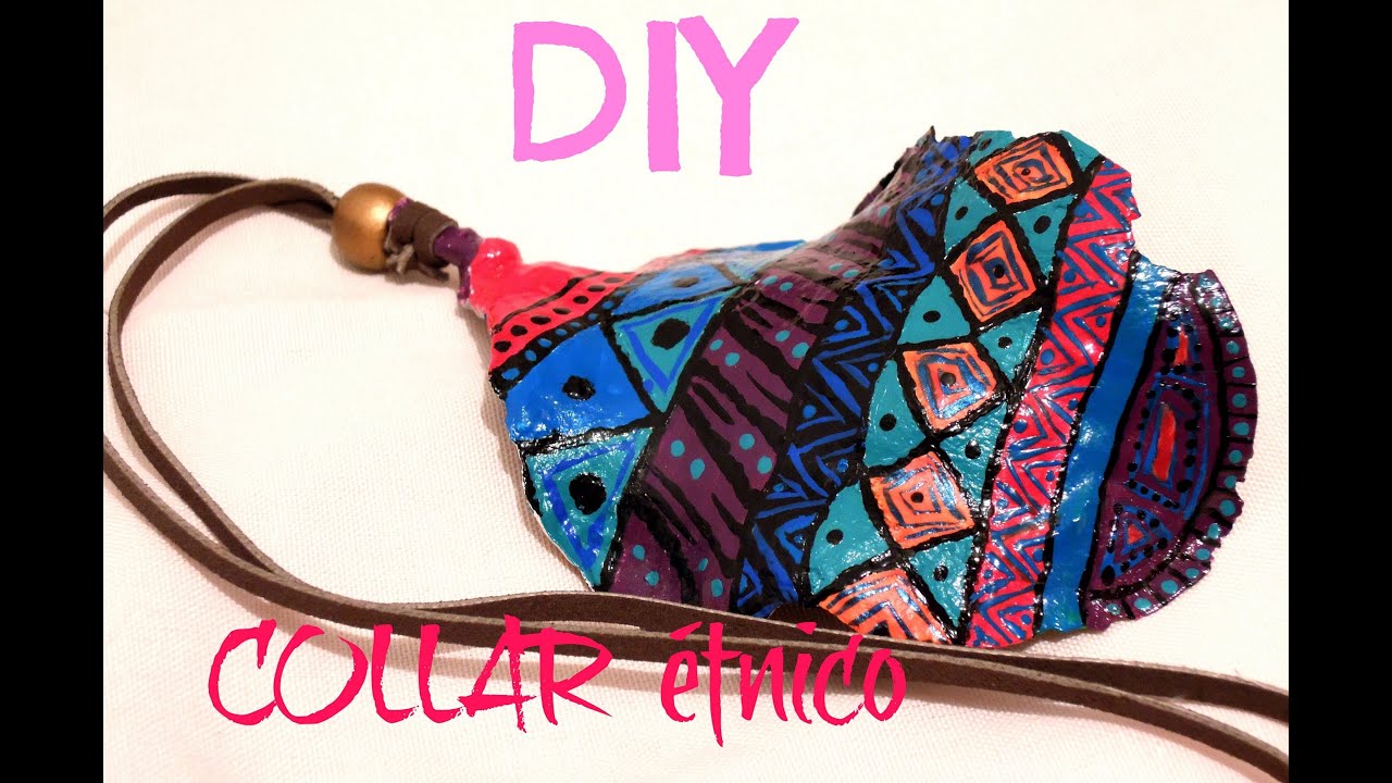 DIY collar étnico facil de hacer