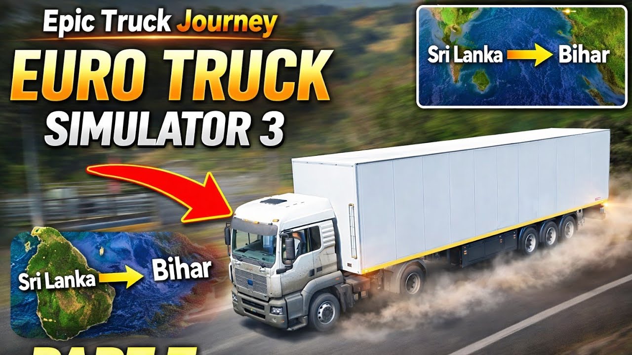 Euro Truck Simulator 3 Part 7 GameplayIn this video I am driving a heavy truck in 