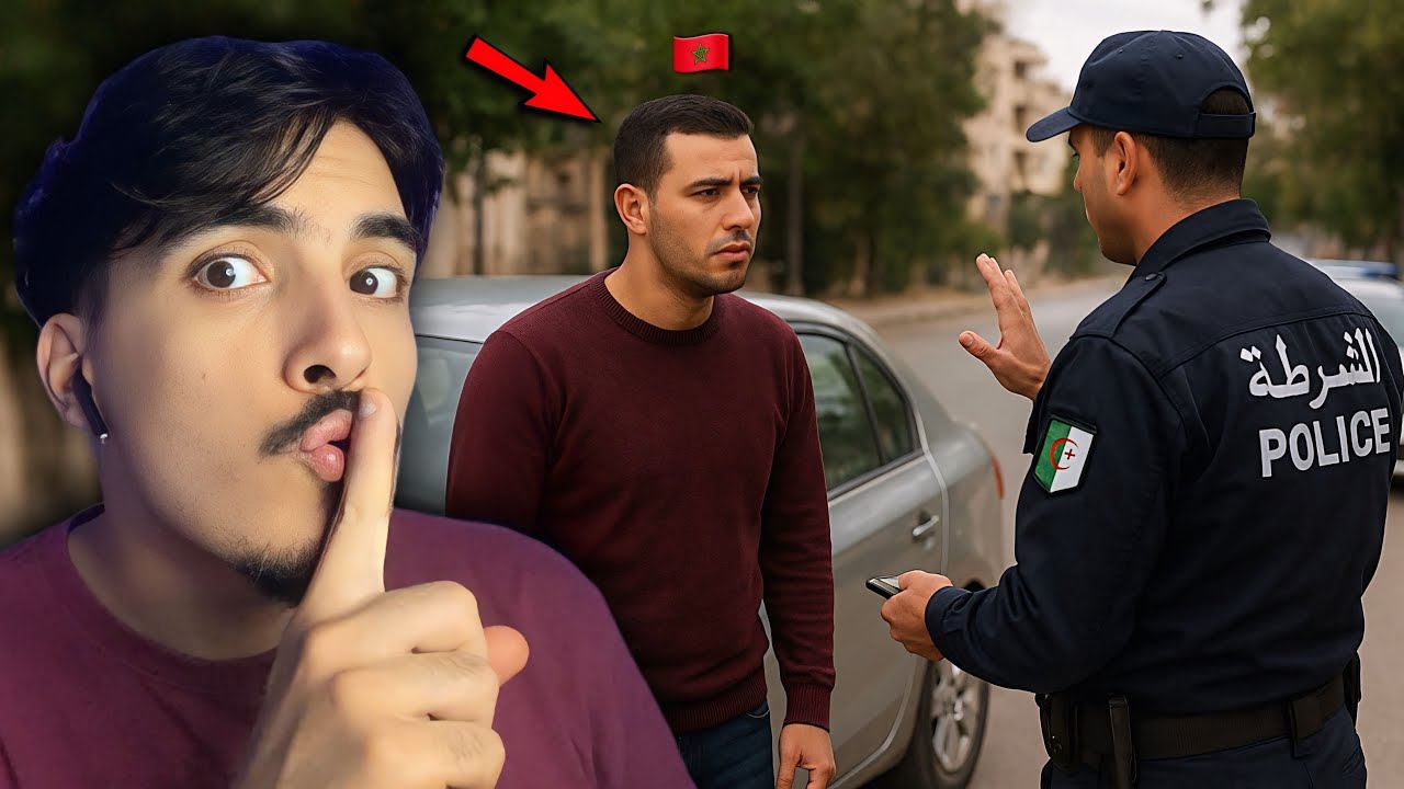 مغربي يعيش بالجزائر شداتو الشرطة الجزائرية وعاملوه بطريقة غريبة جداً 😨🇩🇿🇲🇦